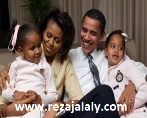 باراک اوباما و همسرش میشل اوباما[www.rezajalaly.com]